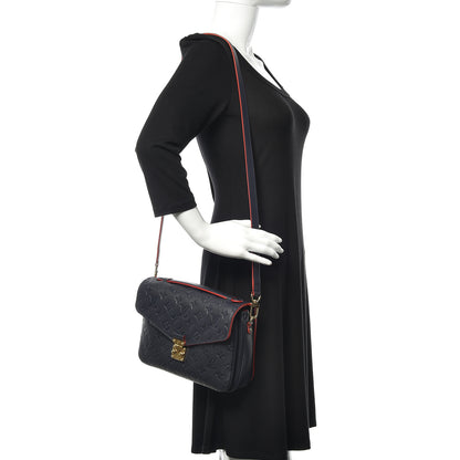 Louis Vuitton Empreinte Pochette Metis Marine Rouge 2 of 10