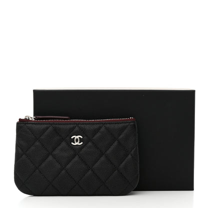 Chanel Caviar Quilted Small Cosmetic Case Black 8 of 8
