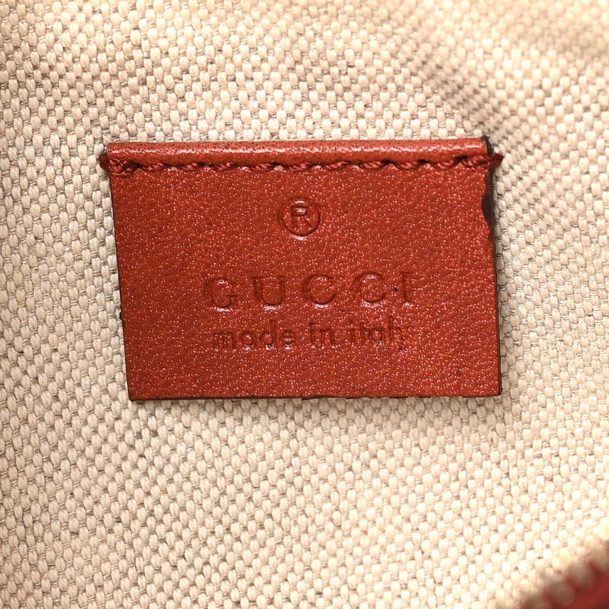 Monogram Small Craft Tote Red