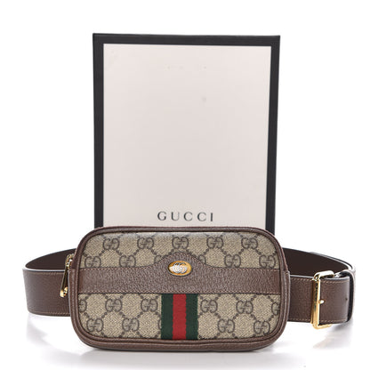 Gucci GG Supreme Monogram Ophidia Belted iPhone Case 95 38 Dark Brown 9 of 9