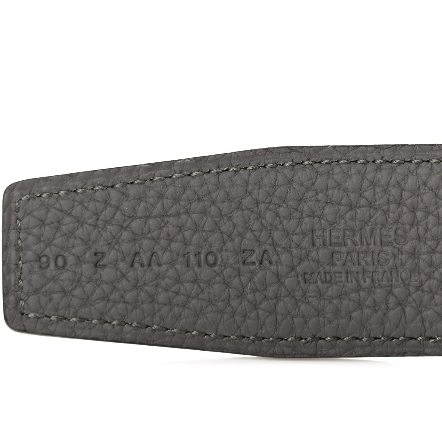 Hermes Box Togo 32mm Angora Belt 90 Black Etain 3 of 5