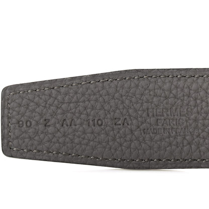 Hermes Box Togo 32mm Angora Belt 90 Black Etain 3 of 5