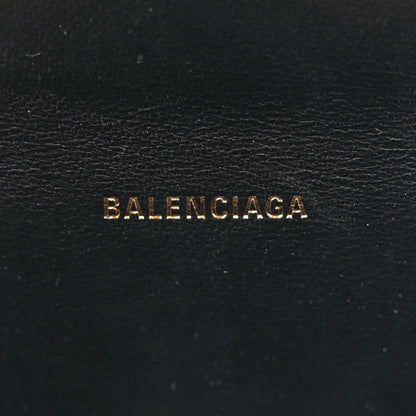 Balenciaga Shiny Box Calfskin Hourglass Top Handle Bag XS Black 6 of 10