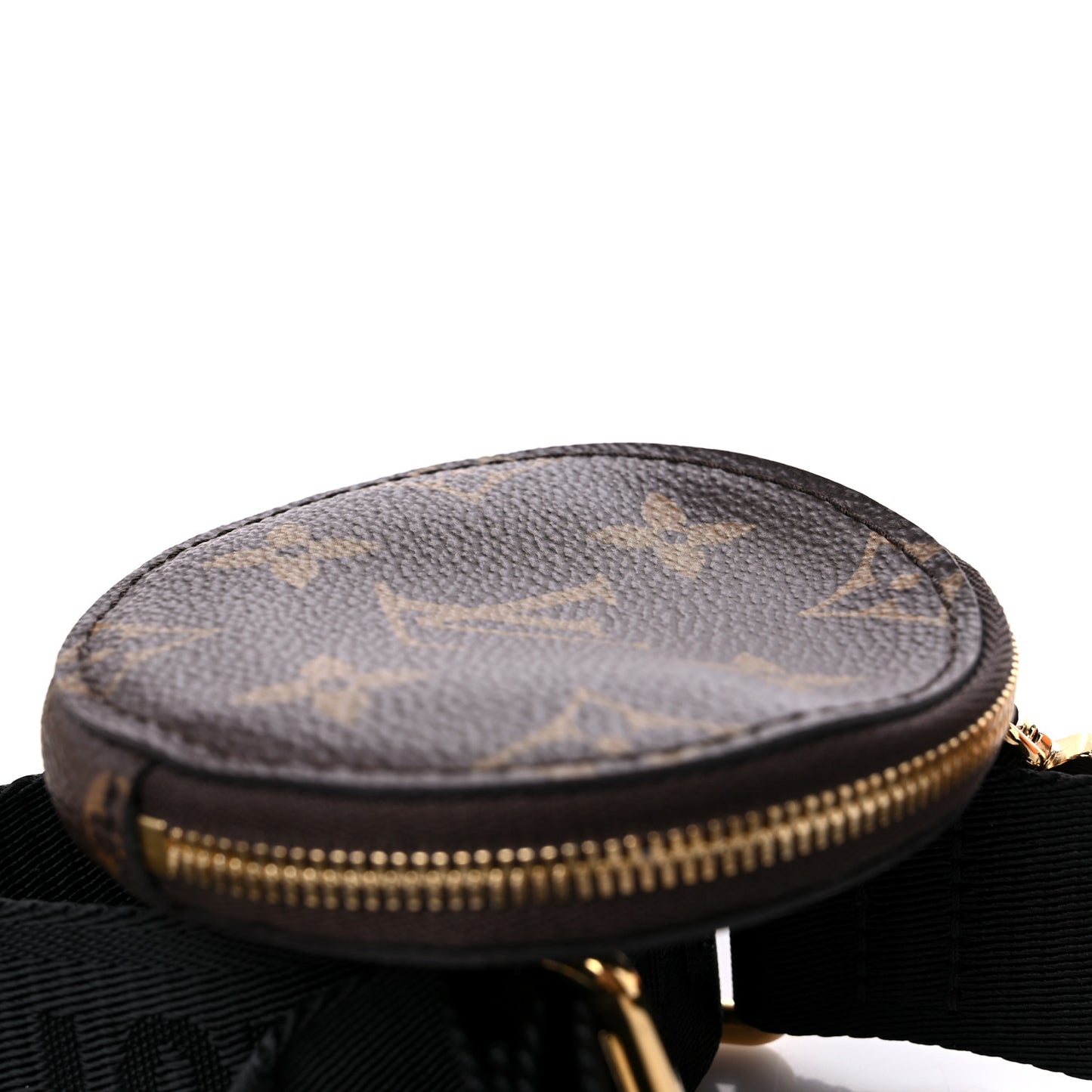 Monogram Multi Pochette Accessories Bandouliere Shoulder Strap Black