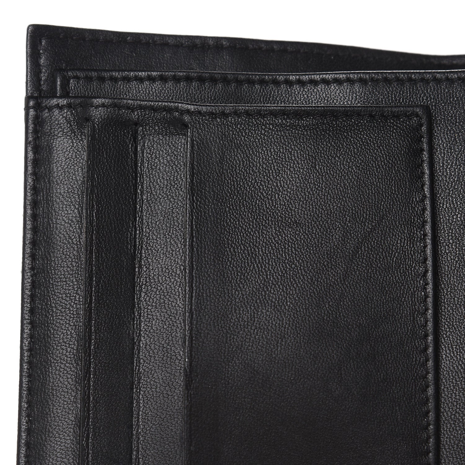 Chanel Lambskin Quilted Compact Boy Wallet Black 13 of 14