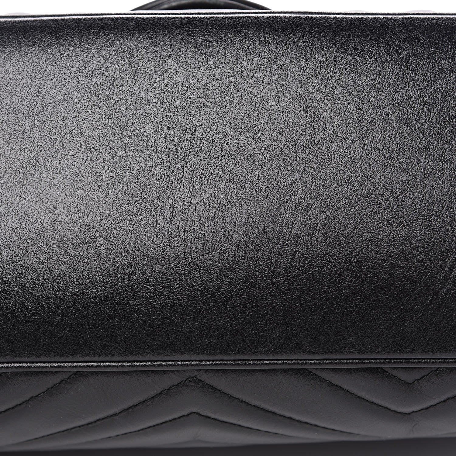 Gucci Calfskin Matelasse Large GG Marmont Shoulder Bag Black 12 of 17