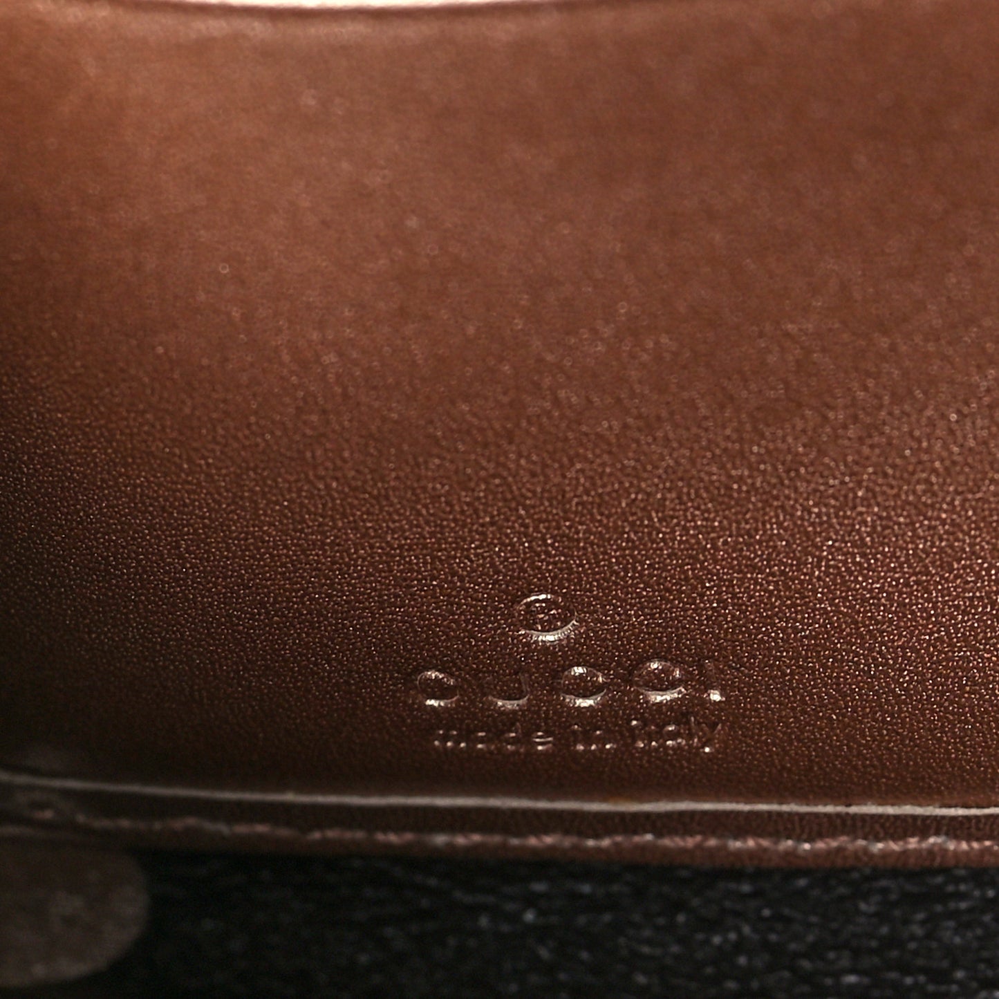 Metallic Guccissima Lovely Zip Around Wallet Pink