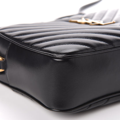 Saint Laurent Calfskin Matelasse Monogram Lou Camera Bag Black 5 of 16