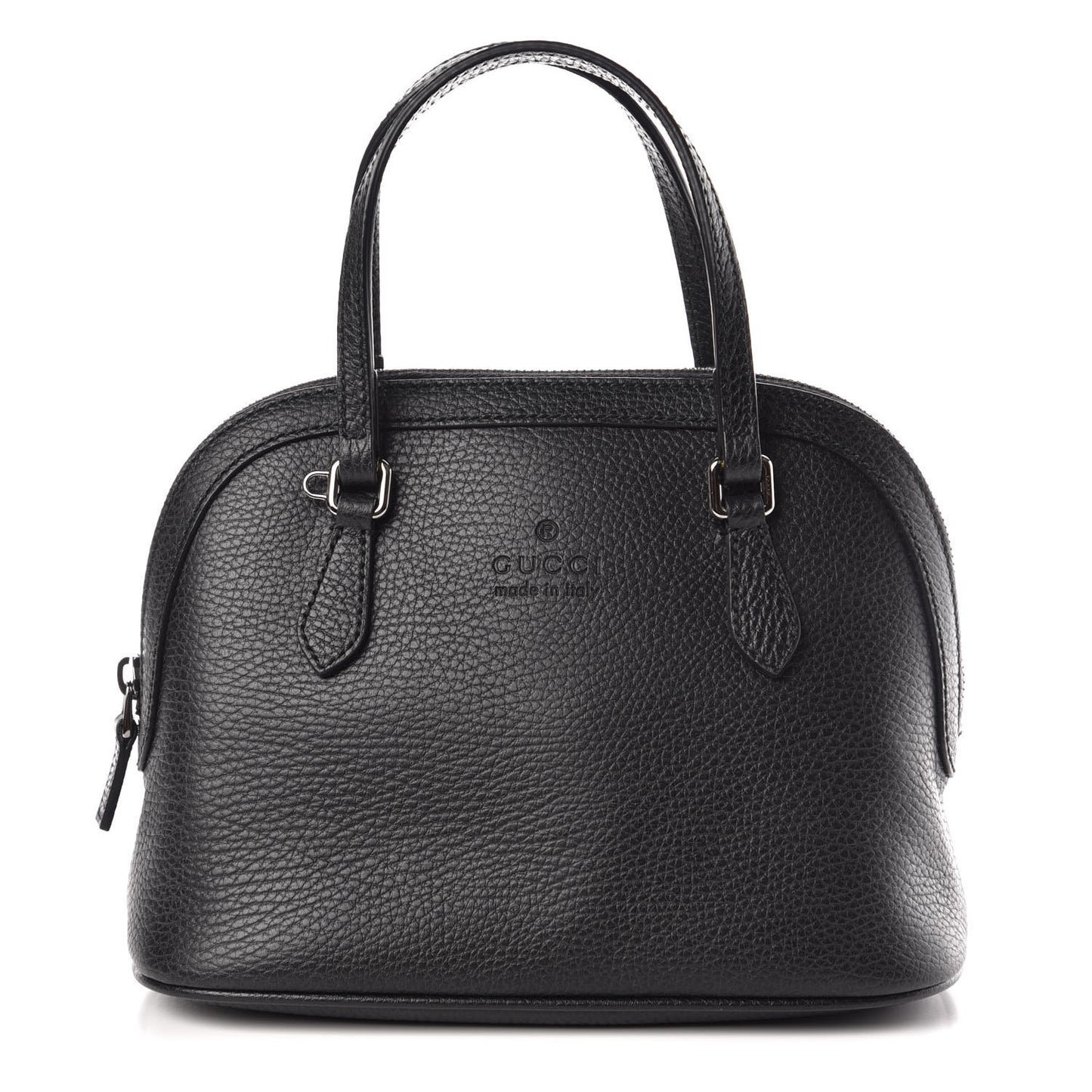 Calfskin Mini Dome Bag Black