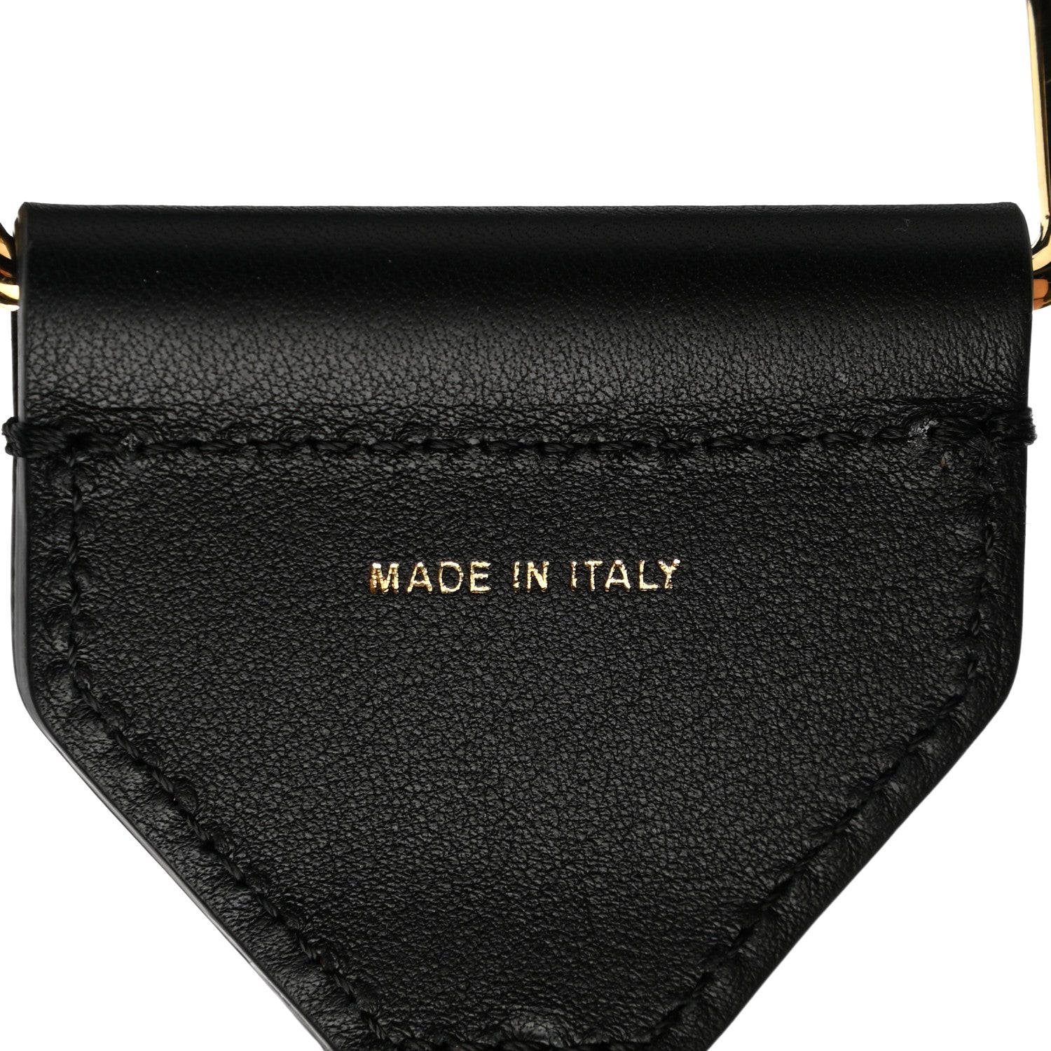 Fendi Ribbon Vitello Seta FF 1974 Adjustable Strap You Black 5 of 5