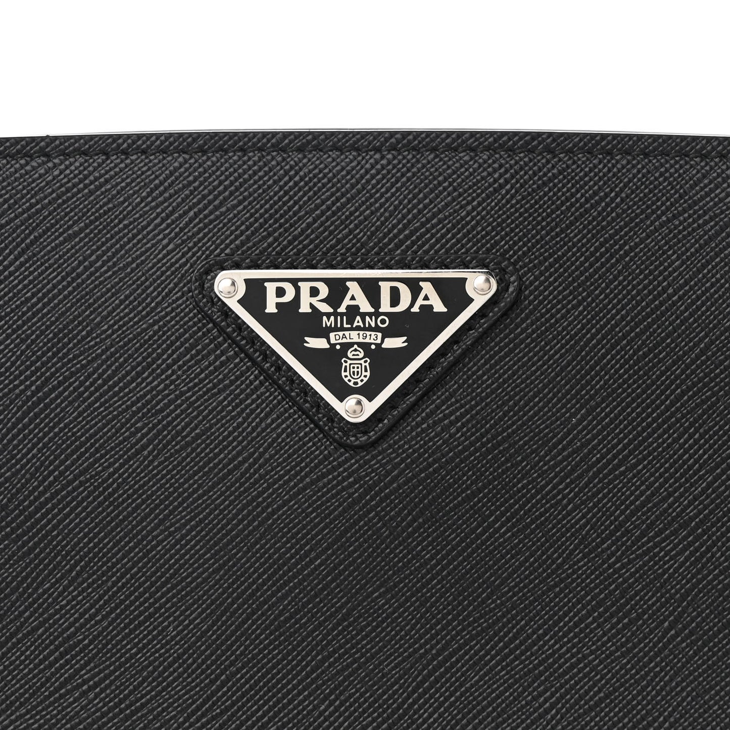 Saffiano Top Handle Bag Black
