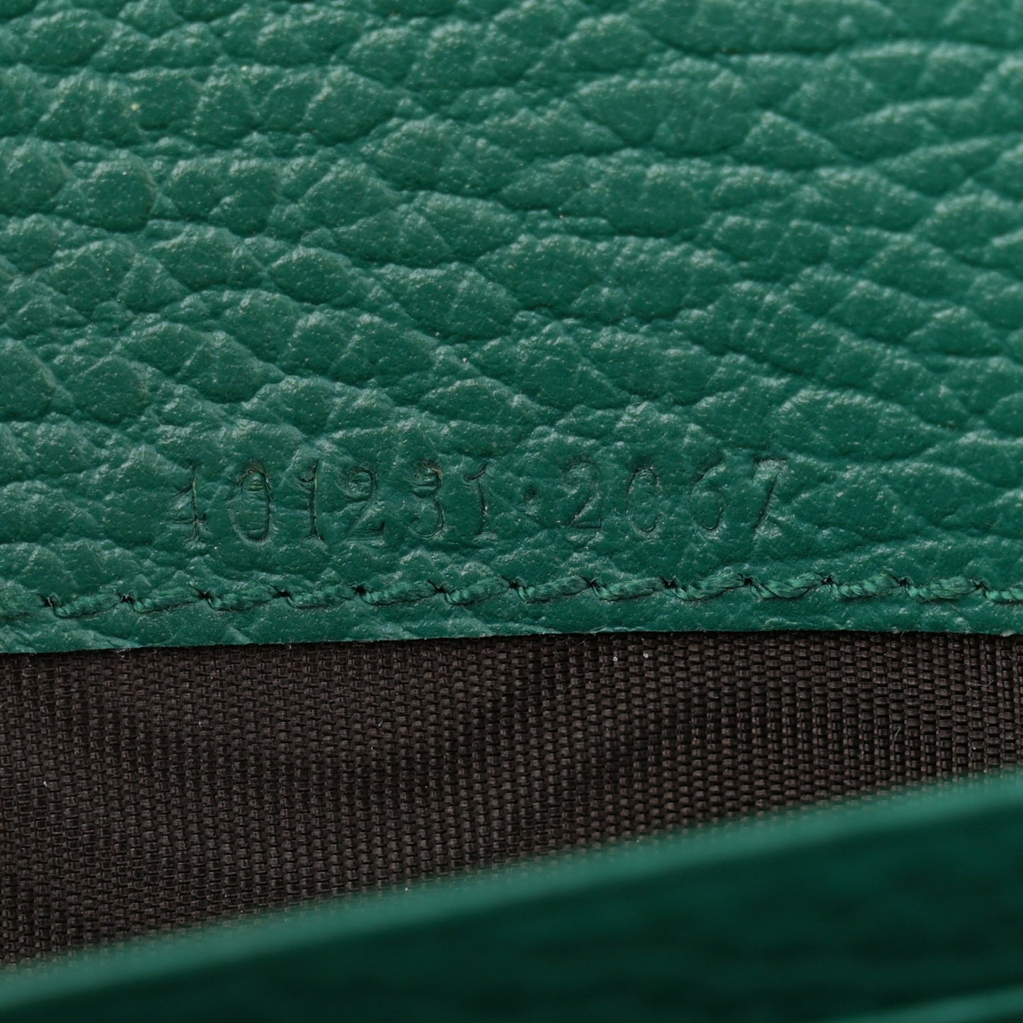 Calfskin Mini Dionysus Chain Wallet Emerald