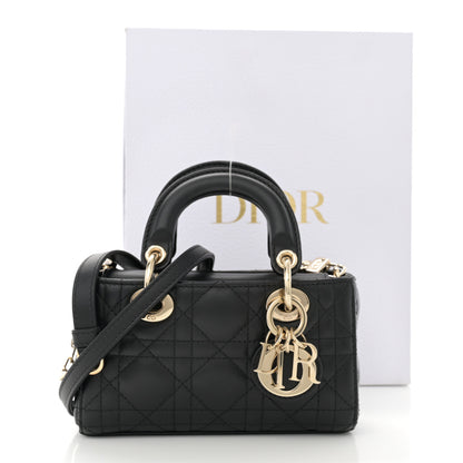 Christian Dior Lambskin Cannage Micro Lady D-Joy Black 13 of 13