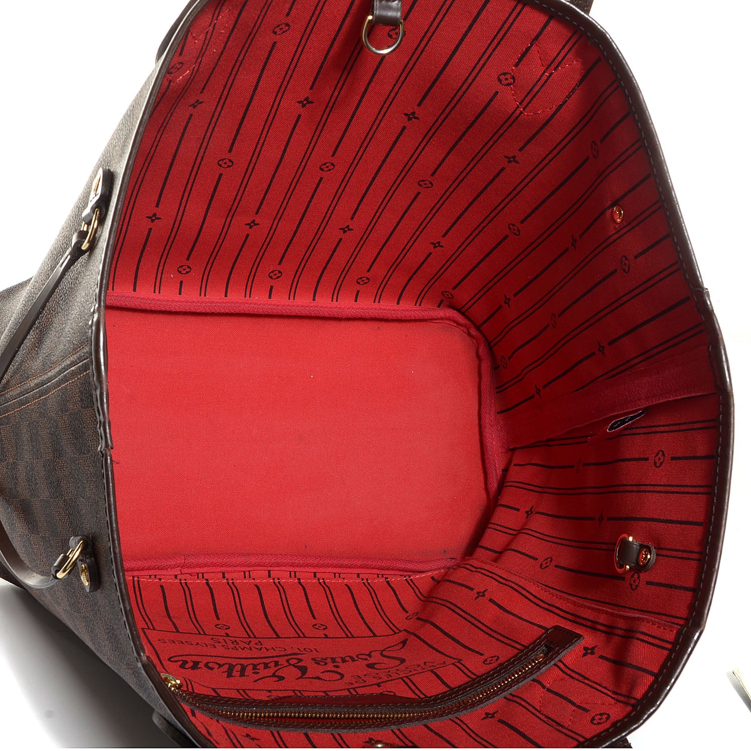 Louis Vuitton Damier Ebene Neverfull MM 5 of 8