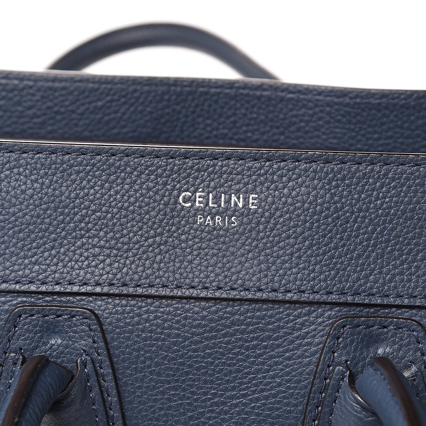 Drummed Calfskin Micro Luggage Orage