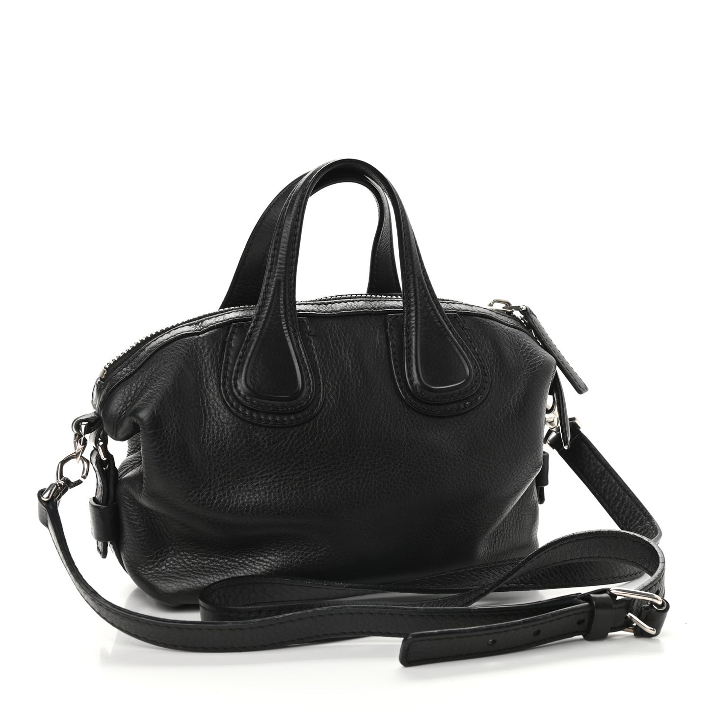 Waxed Calfskin Micro Nightingale Black