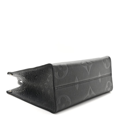 Louis Vuitton Empreinte Monogram Giant Onthego MM  Black 4 of 10