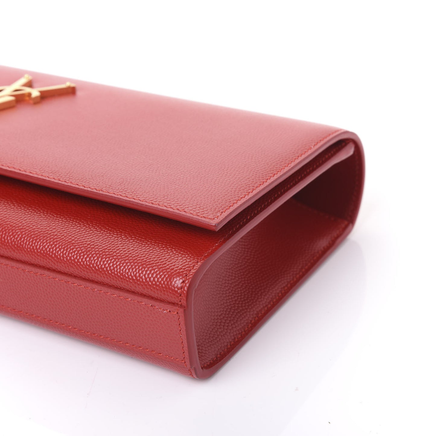 Grain De Poudre Classic Monogram Cassandre Clutch New Red