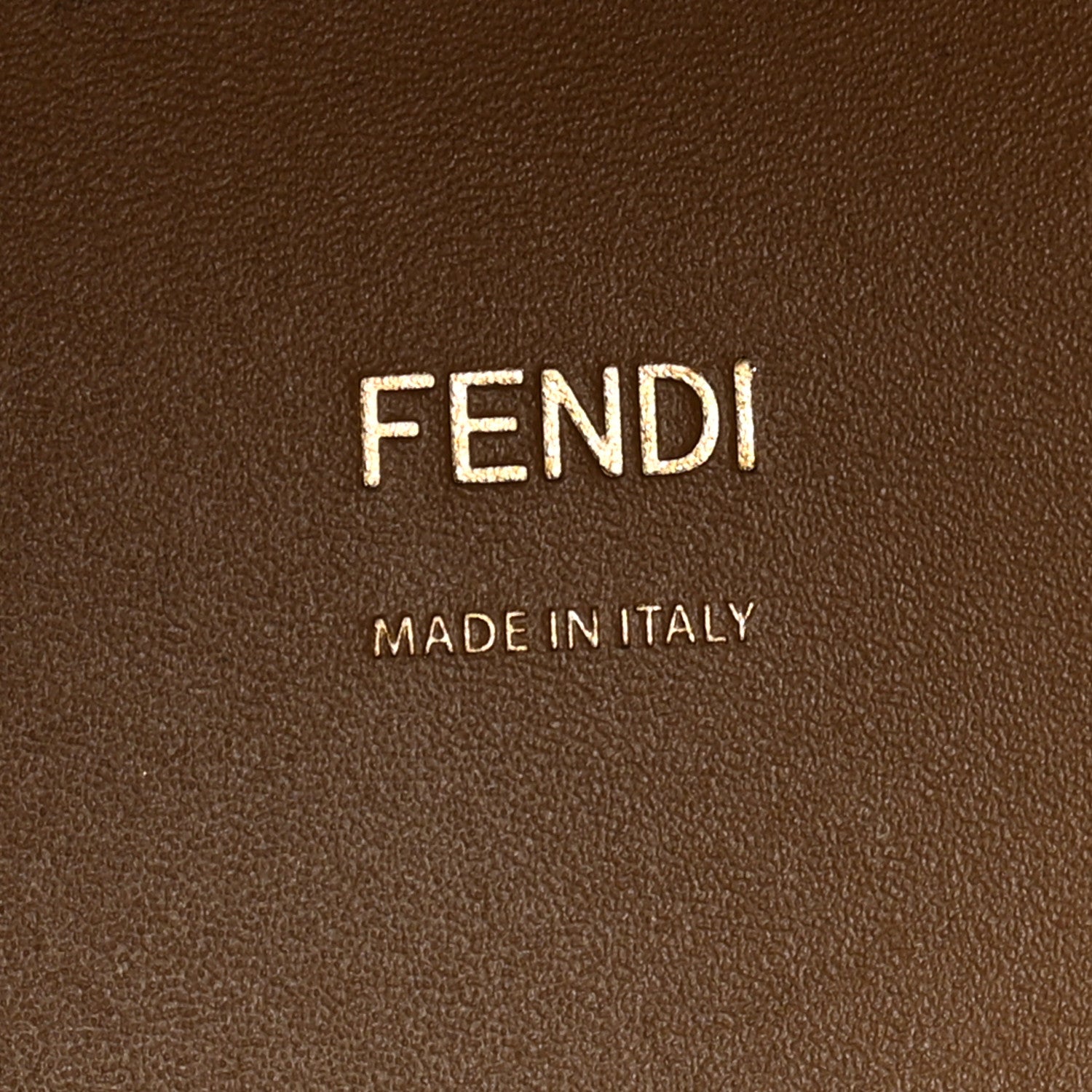 Fendi Glazed Fabric Plexiglass FF Logo Bikini Girls Medium Fendi Sunshine Shopper Tote Bianco Perla Multicolor Miele Scuro 6 of 12