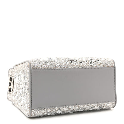 Valentino Garavani Crystal Mini Le Troisieme Shopping Bag Grey 4 of 10