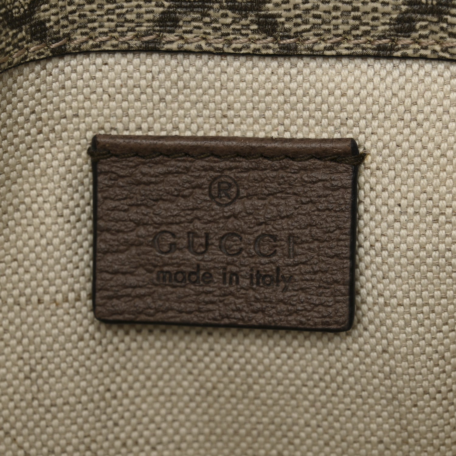 Gucci GG Supreme Monogram Neo Vintage Web Belt Bag Brown 6 of 11