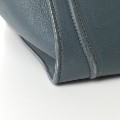 Celine Supple Calfskin Medium Phantom Luggage Slate Blue 13 of 22
