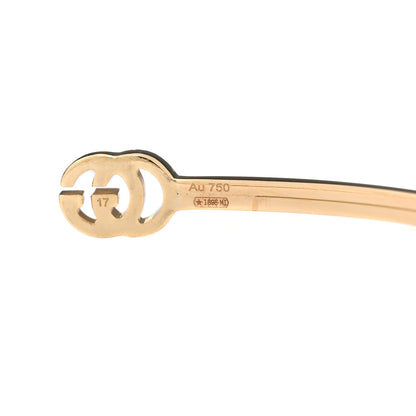 Gucci 18K Yellow Gold GG Running Cuff Bracelet 4 of 4