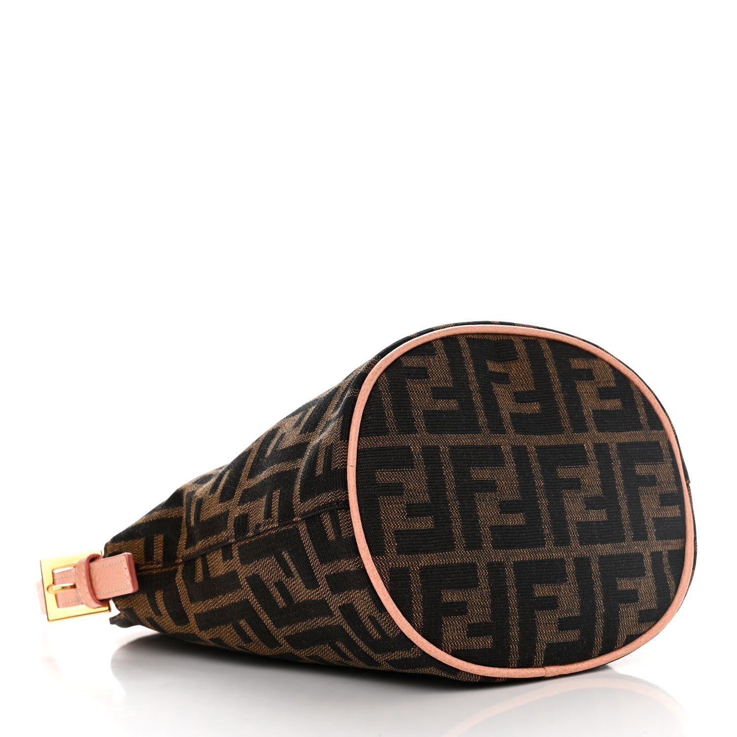 Fendi Zucca Crystal Flower Shoulder Bag Tobacco 4 of 10
