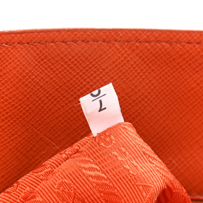 Prada Saffiano Lux Parabole Tote Papaya 7 of 11