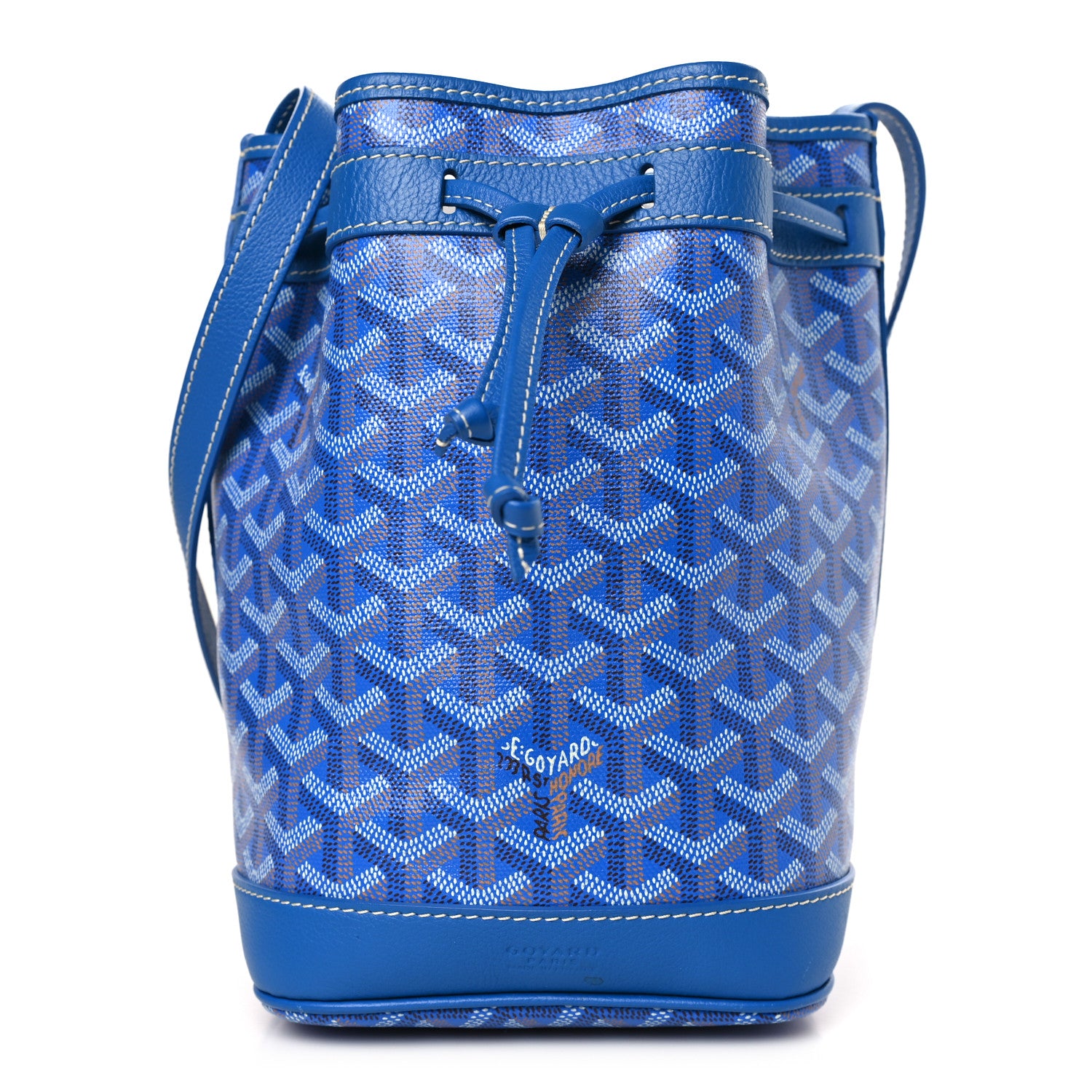 Goyard Goyardine Petit Flot Bucket Bag PM Sky Morning 1 of 7