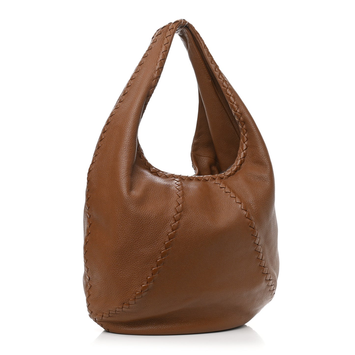 Cervo Deerskin Large Hobo Brown