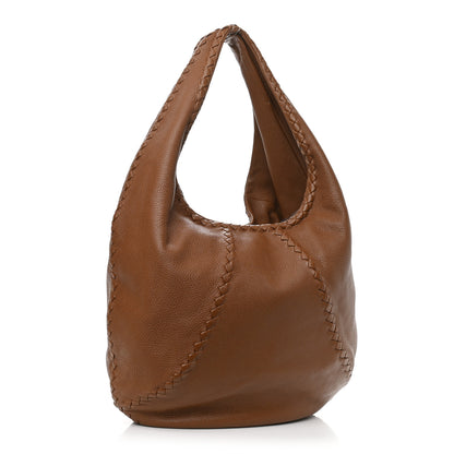 Bottega Veneta Cervo Deerskin Large Hobo Brown 3 of 9