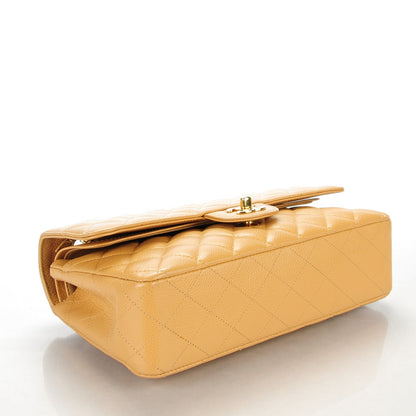Chanel Caviar Quilted Medium Double Flap Beige 4 of 8