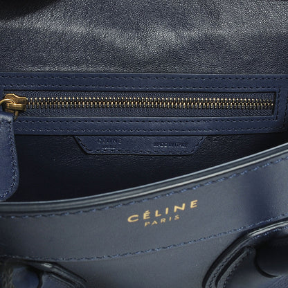 Celine Smooth Calfskin Micro Luggage Ink 6 of 7