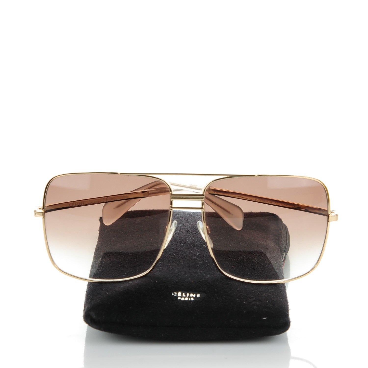 Celine Metal Sunglasses CL 41808/S Gold 6 of 6