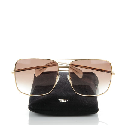 Celine Metal Sunglasses CL 41808/S Gold 6 of 6