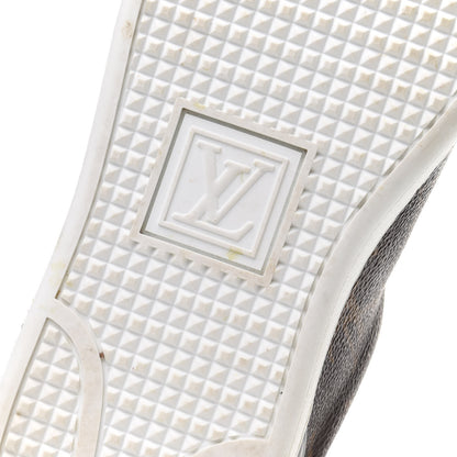 Louis Vuitton Patent Monogram Frontrow Sneakers 37 6 of 12