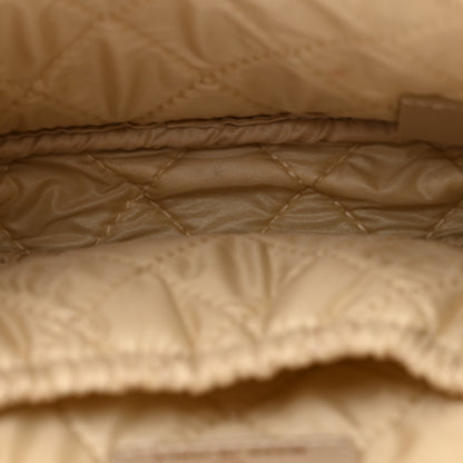 Chanel Metallic Calfskin Quilted Small Curvy Pouch Cosmetic Case Gold 5 of 7