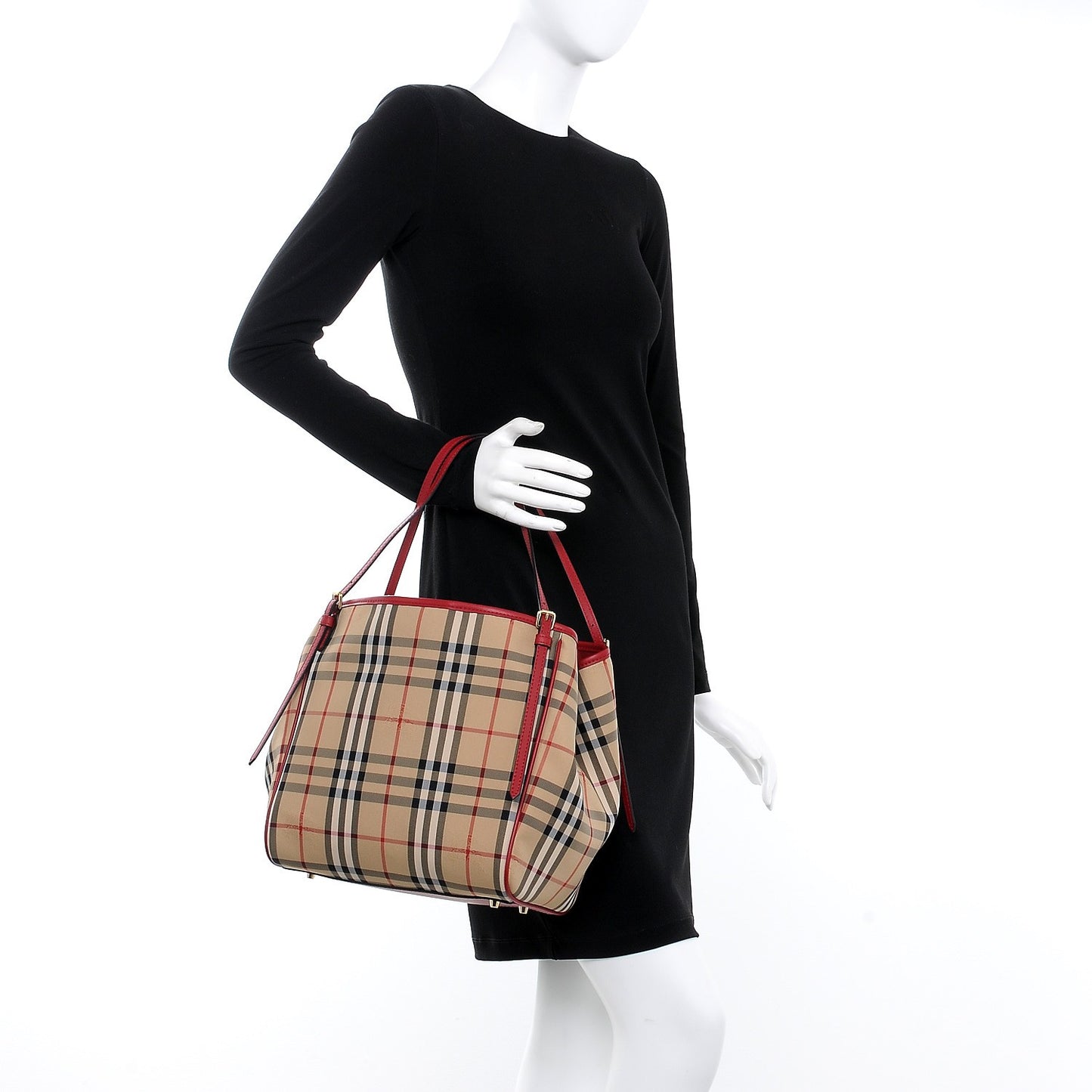 Horseferry Check Small Canterbury Tote Parade Red