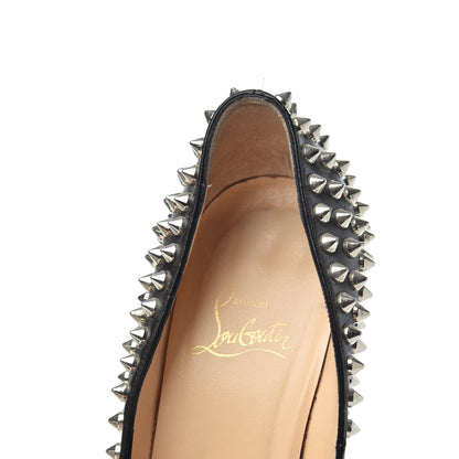Christian Louboutin Nappa Fifi Spikes 100 Pumps 38.5 Black 9 of 18