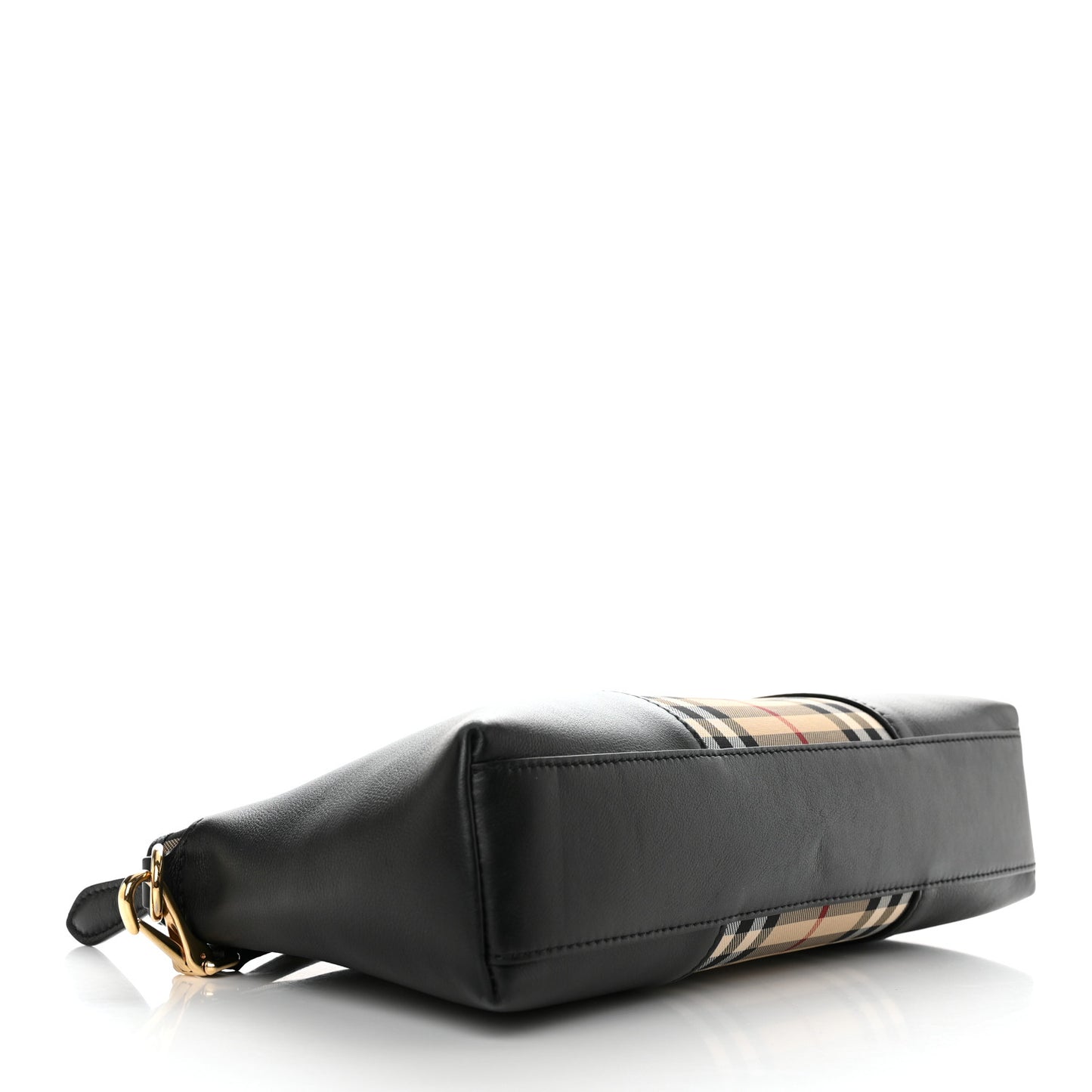 Horseferry Check Small Chichester Crossbody Clutch Bag Black
