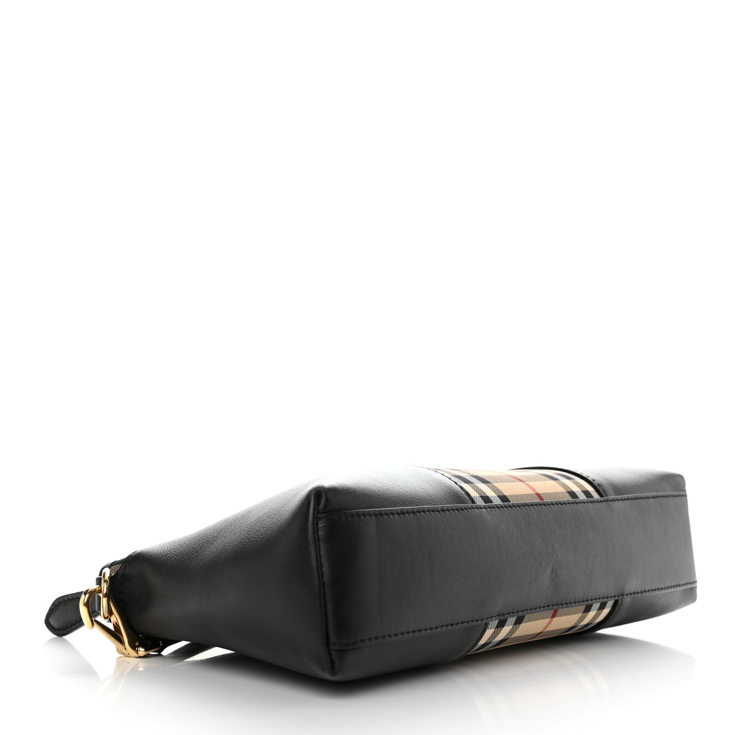 Burberry Horseferry Check Small Chichester Crossbody Clutch Bag Black 4 of 13