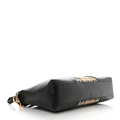 Burberry Horseferry Check Small Chichester Crossbody Clutch Bag Black 4 of 13