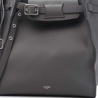 Celine Supple Grained Calfskin Long Strap Small Big Bag Gray 11 of 12
