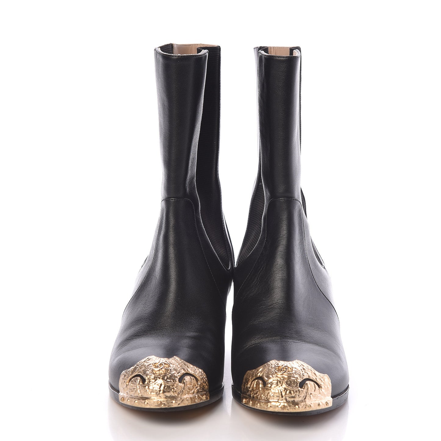 Calfskin Paris Dallas Boots 37 Black