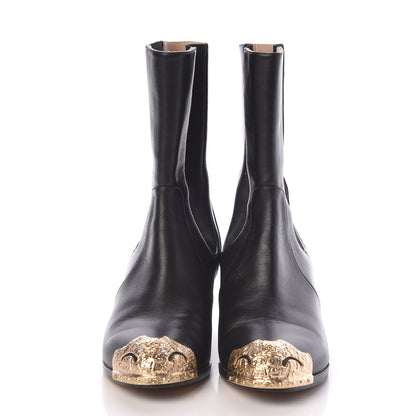 Chanel Calfskin Paris Dallas Boots 37 Black 2 of 7