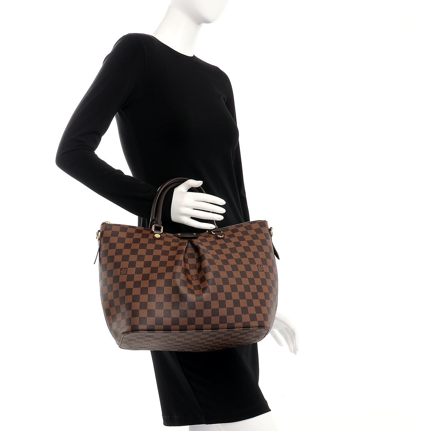 Louis Vuitton Damier Ebene Siena GM 3 of 9