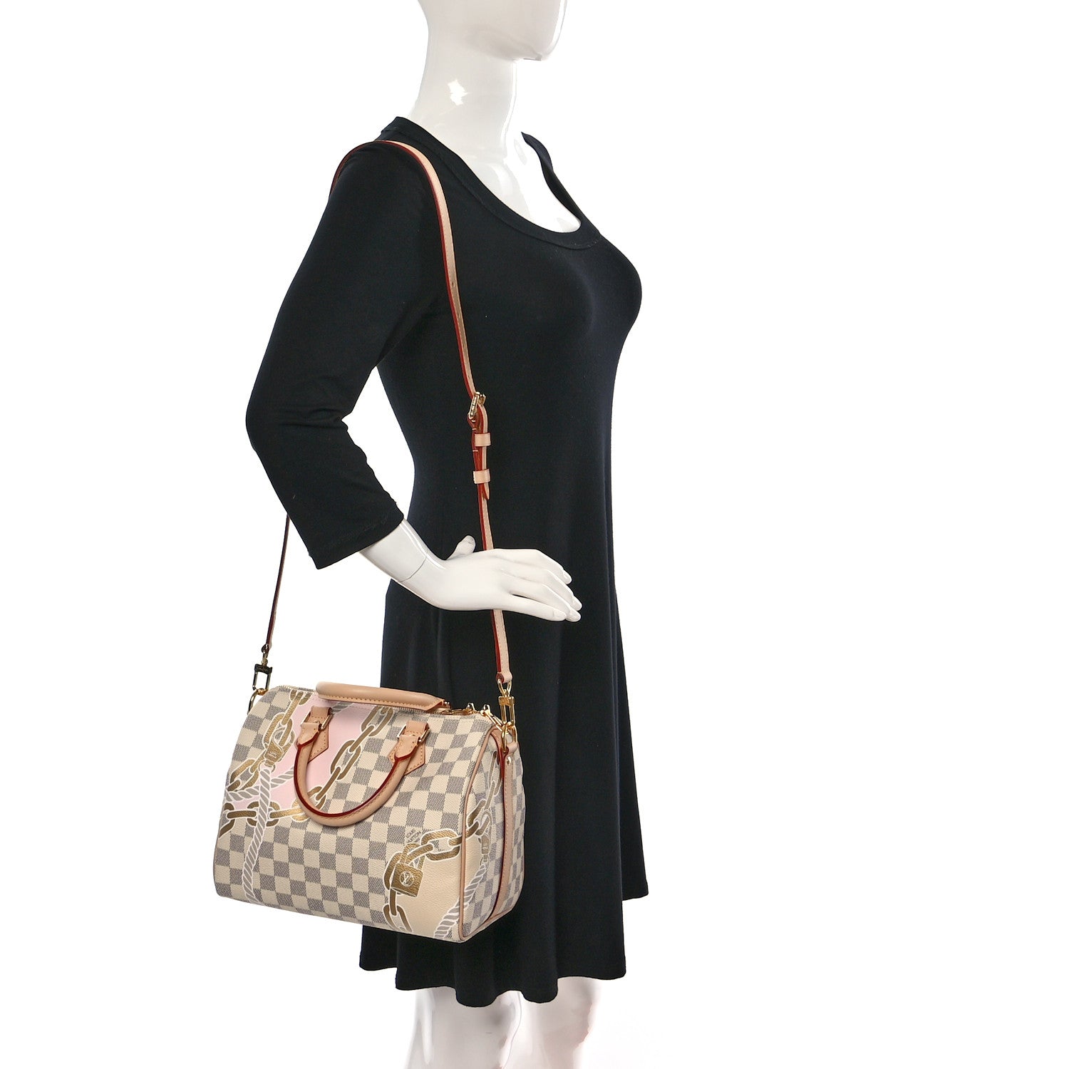 Louis Vuitton Damier Azur Nautical Speedy Bandouliere 25 2 of 11