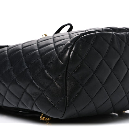 Chanel Calfskin Quilted Small Urban Spirit Backpack Black 8 of 10