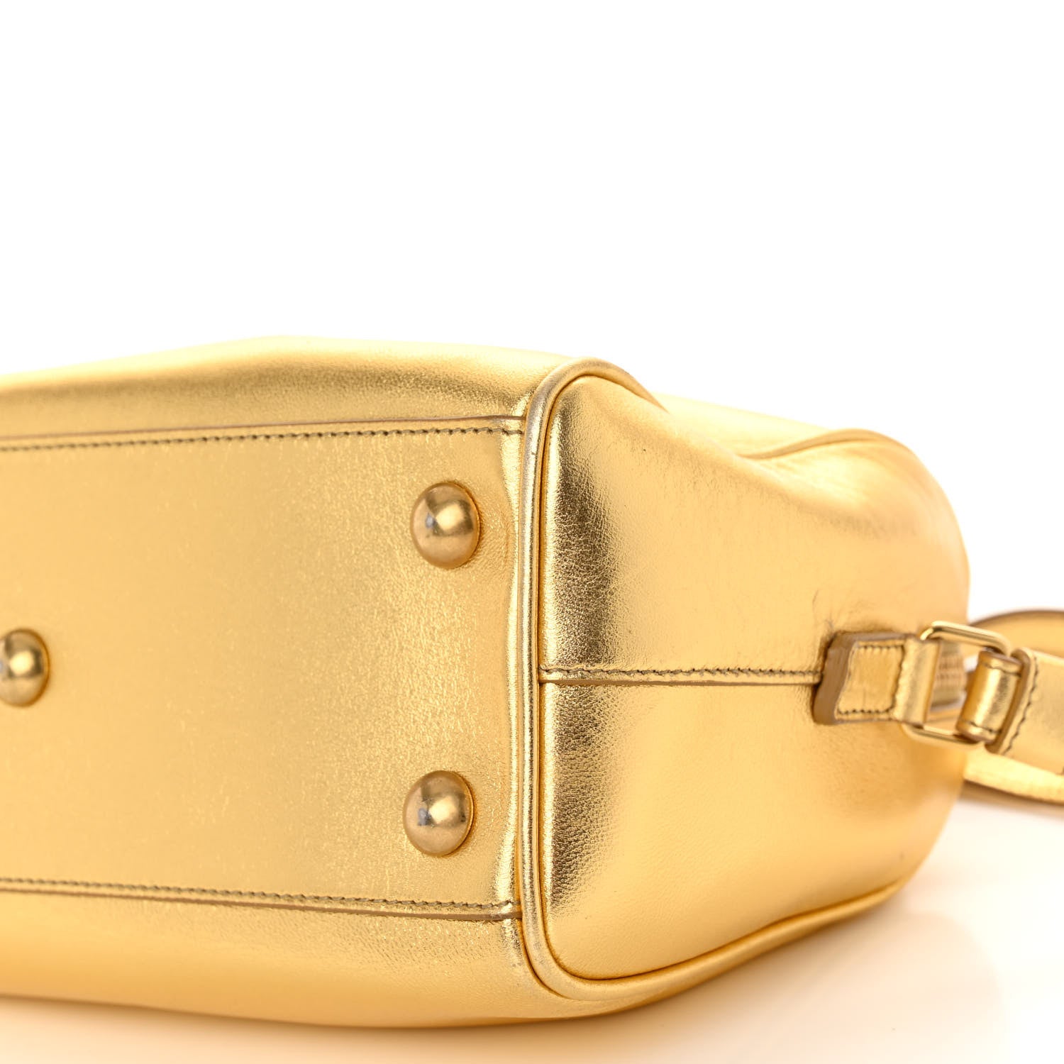 Saint Laurent Calfskin Classic Baby Duffle Gold 9 of 9